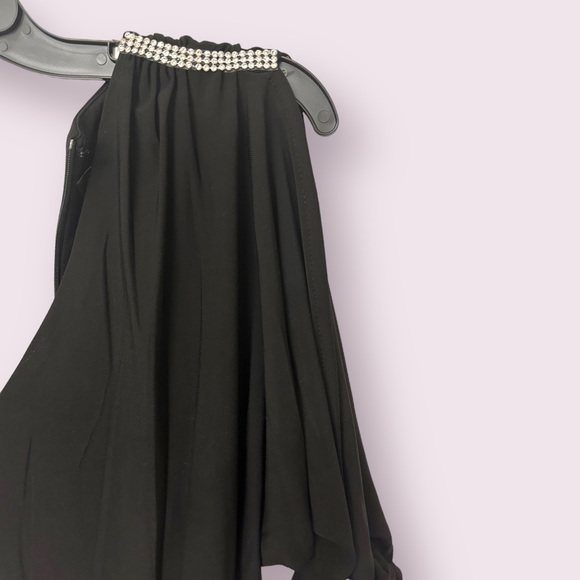 NWT Black Formal Elegant Pant Suit with rhinestones - Picture 3 of 6